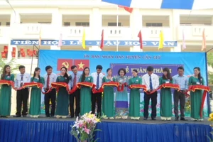 Xã nông thôn mới đầu tiên của Cần Giờ khánh thành trường học 