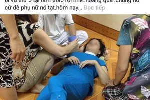 Xuất hiện kẻ biến thái chuyên rình tạt axit phụ nữ trên đường