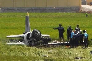 Máy bay quân sự rơi ở Phú Yên, một chiến sĩ hi sinh