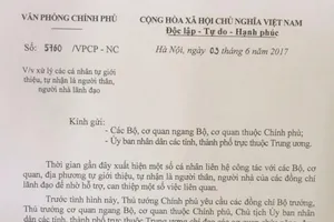 Thủ tướng yêu cầu xử lý các 'người nhà' lãnh đạo