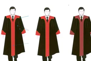 Từ 2018, thẩm phán chính thức mặc áo choàng khi xét xử