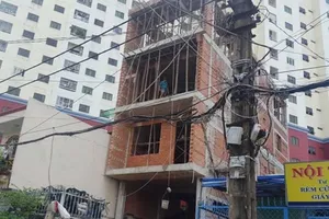 Xử lý công trình xây nứt nhà dân ở Bình Thạnh