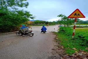 Thái Nguyên mưa to, dông lốc gây thiệt hại tài sản