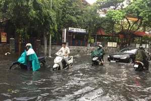 Đường TP.HCM ngập sau cơn mưa lớn