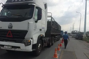 Hai ngày, xử phạt hơn 100 triệu đồng xe chở quá tải