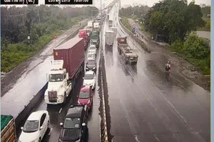 Khu vực cảng Cát Lái đang tê liệt