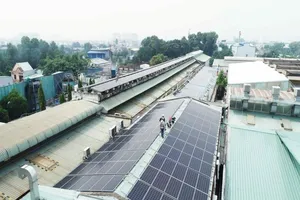 Doanh nghiệp lắp đặt điện mặt trời áp mái công suất lớn