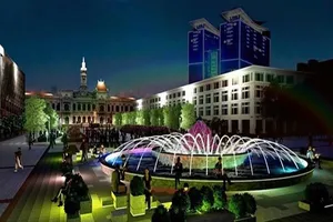 Phố đi bộ Nguyễn Huệ có diện mạo mới