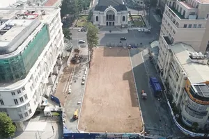 Metro số 1 bàn giao mặt bằng Công viên Lam Sơn sớm 17 ngày