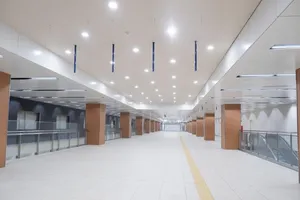 Hoàn thành tầng B1 ga Nhà hát Thành phố tuyến metro số 1 