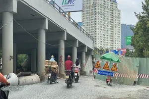 Dự án đường Nguyễn Hữu Cảnh đạt 50% khối lượng công trình