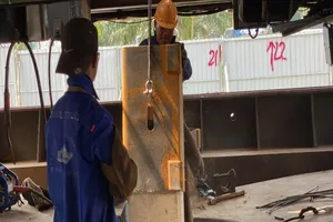 Cận cảnh thi công hầm chui Nguyễn Văn Linh - Nguyễn Hữu Thọ