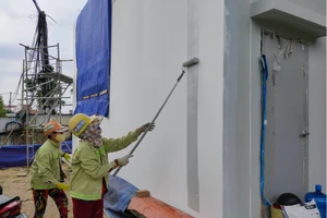 Metro số 1: Các nhà ga trên cao đang dần hoàn thiện