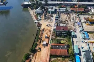 Hoàn thành thi công đắp trả nhà ga Ba Son