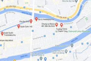 Cấm lưu thông trên đường Ba Đình, quận 8