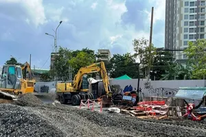 Dự án nâng cấp đường Nguyễn Hữu Cảnh sắp hoàn thành