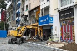 Người dân mặt tiền đường Lê Lợi hồi hộp chờ ngày thông xe