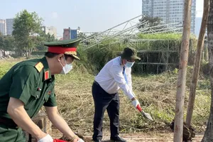 Quận 7 trồng nhiều cây xanh kỉ niệm 131 năm ngày sinh Bác Hồ