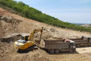 Cận cảnh dự án cao tốc Vĩnh Hảo - Phan Thiết những ngày tháng 6