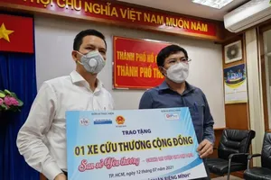 TP Thủ Đức được tặng 1 xe cứu thương trị giá 850 triệu đồng 