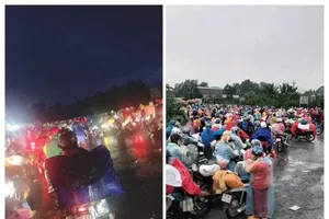 Hàng trăm người mắc kẹt tại chốt kiểm soát dịch ở Long An