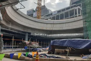 Diện mạo ga ngầm Bến Thành của metro số 1 sau 6 năm thi công