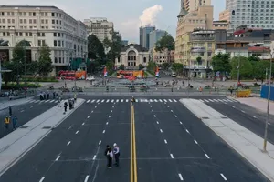 Diện mạo tuyến đường Lê Lợi sau khi Metro số 1 bàn giao mặt bằng