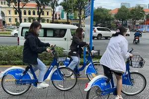 Tiếp tục mở rộng thí điểm xe đạp công cộng ở TP.HCM 