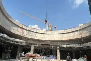 Cận cảnh công trường ga trung tâm Bến Thành những ngày cận Tết