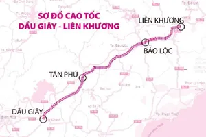 Thông tin mới liên quan đến tuyến đường cao tốc Tân Phú - Bảo Lộc