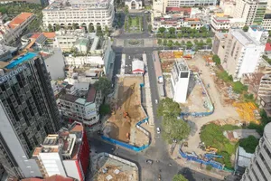 Lộ diện tuyến phố thương mại của trục đường Lê Lợi và nhà ga Bến Thành