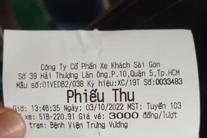 Thông tin vụ sinh viên đi xe buýt bị thu 2 lần vé