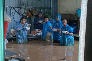 Dự án cao tốc Cam Lộ - La Sơn bị ngập nặng