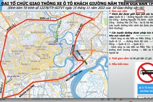 Tháng 12 sẽ cấm xe khách giường nằm vào trung tâm TP.HCM