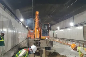 Hạn chế các phương tiện đi qua hầm sông Sài Gòn để sửa chữa