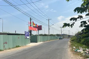 Tổ chức rào chắn để chuẩn bị thi công nút giao thông An Phú