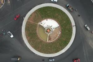 Cận cảnh vòng xoay siêu đẹp ở TP Thủ Đức