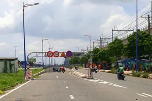 Hầm chui Bến xe Miền Đông mới đã được lưu thông trở lại