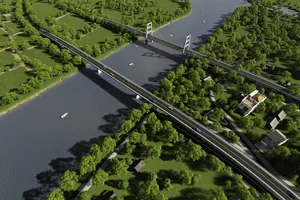 Ngày mai, thông xe cầu Vàm Sát 2 ở huyện Cần Giờ