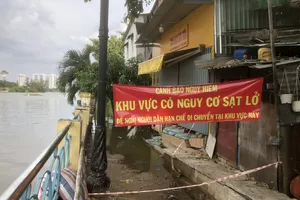 Kênh Thanh Đa đang sụt lún gần 2 cm/ngày