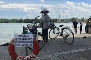 Lý do phà Bình Quới tạm ngưng hoạt động