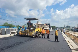 Đường Hoàng Hữu Nam sắp hoàn thành, tăng cường kết nối với khu vực sầm uất của TP Thủ Đức