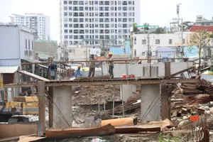 Cầu Rạch Đỉa, Nhà Bè trị giá 500 tỉ đồng sẽ hoàn thành vào cuối 2024