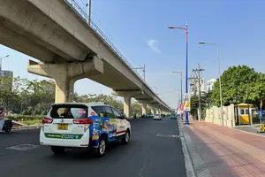 Đường song hành Võ Nguyên Giáp có diện mạo mới