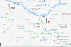 Phân luồng giao thông khu vực ga Sài Gòn dịp Tết