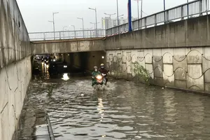 Không để các hầm đường bộ ở TP.HCM ngập nước khi có mưa 