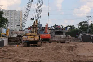 Sắp thông xe cầu Nam Lý ở thành phố Thủ Đức