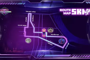 TP.HCM cấm một số tuyến đường phục vụ Giải chạy đêm quận 1