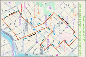 TP.HCM thông báo điều chỉnh lộ trình tuyến xe buýt số 155 và 156