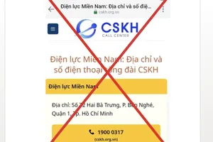 Xuất hiện thêm trang web giả mạo ngành điện, EVNSPC thông báo khẩn